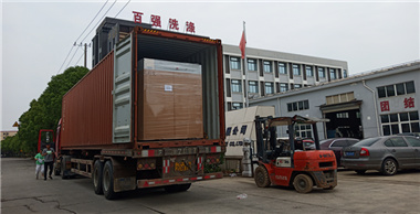 百強洗滌設備發(fā)貨上海 北京 出口印度